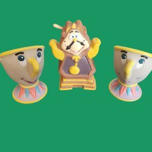 Have one to sell? Sell now Beauty And The Beast Toys, 2 Chips And 1 Cogsworth